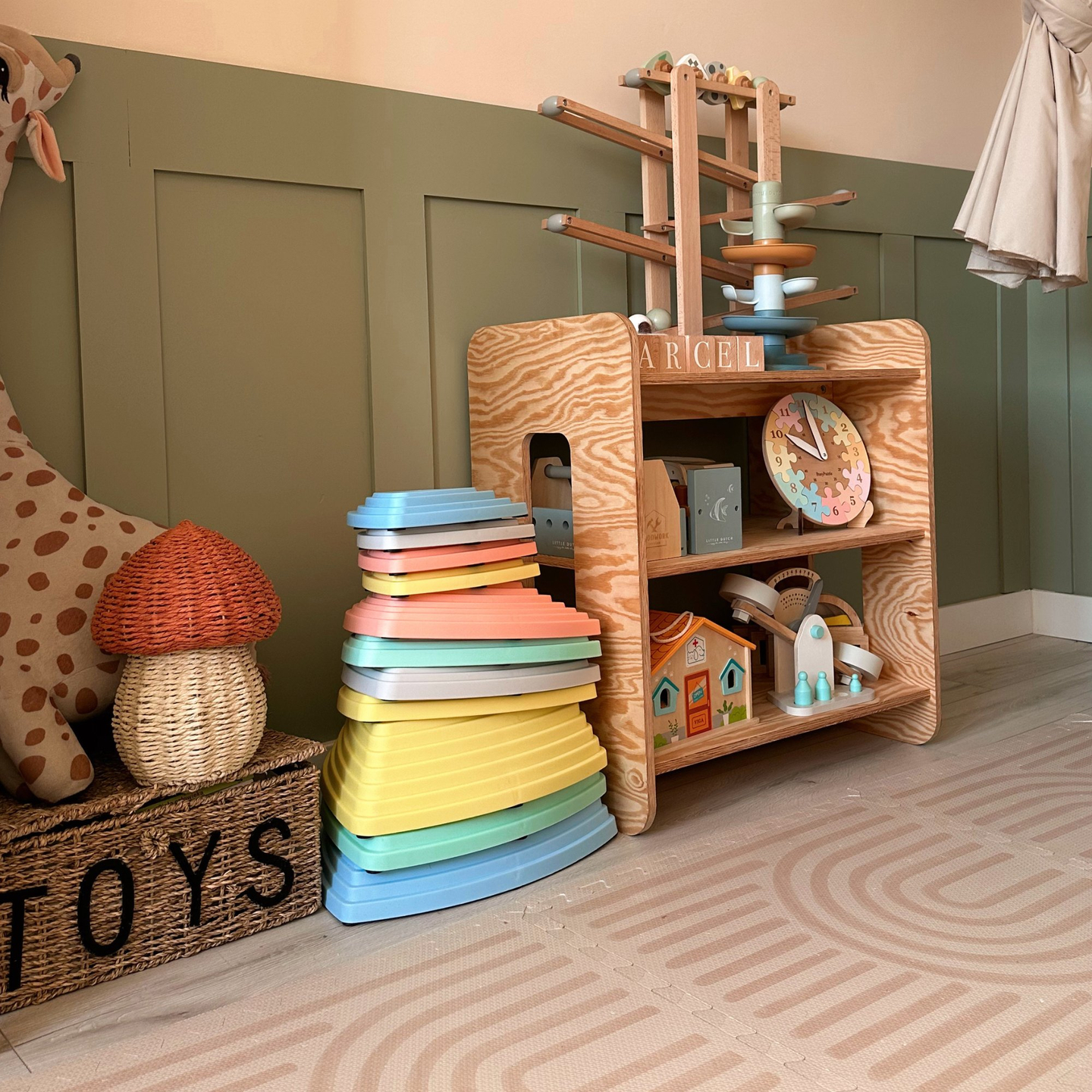 Värvilised tasakaalustuskivid - 11 tükki