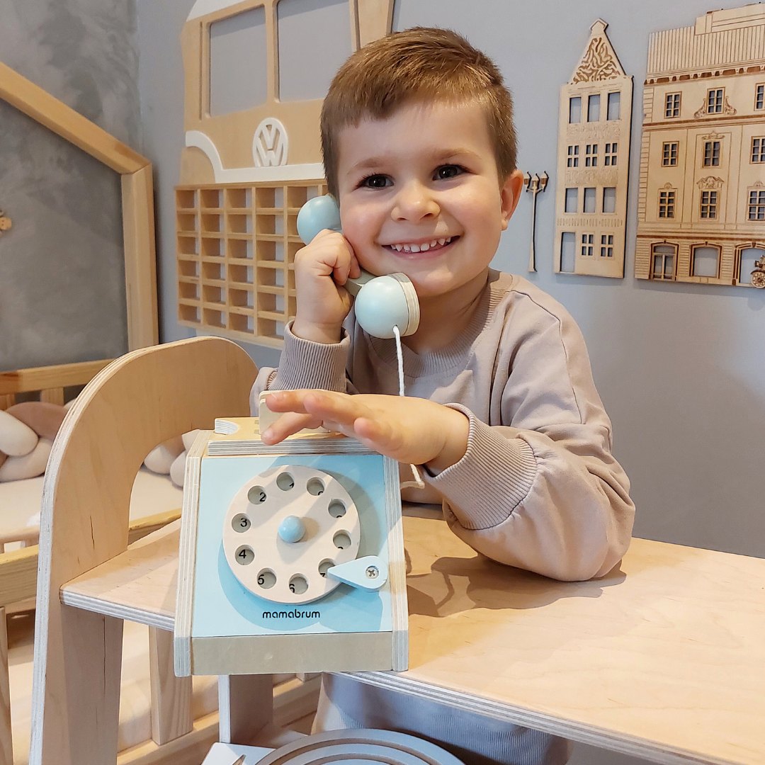 Retro puust telefon - uusversioon