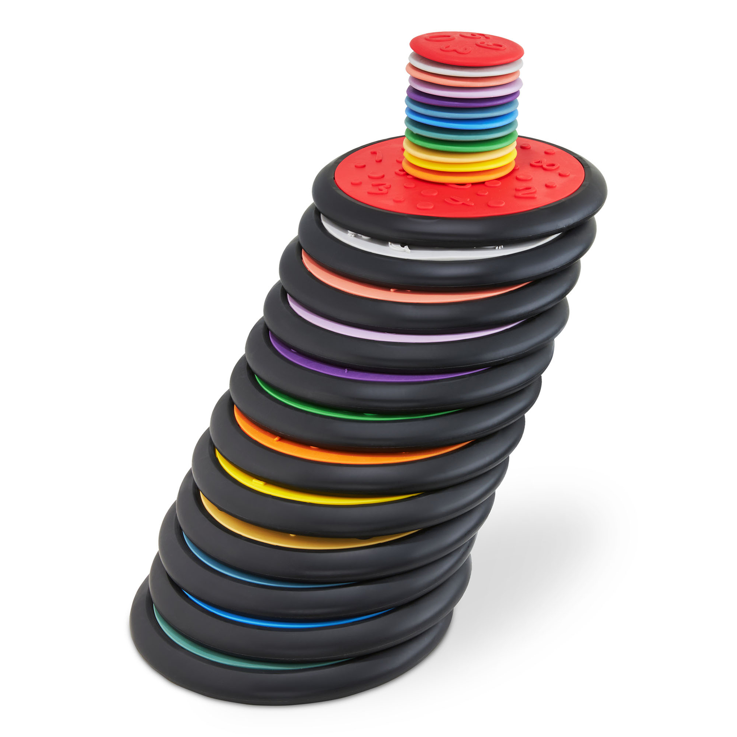 Värvilised sensoorsed kettad lastele - 24 tükki