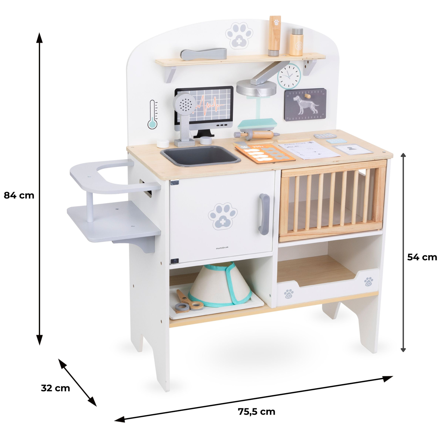 Loomahaigla - puidust komplekt