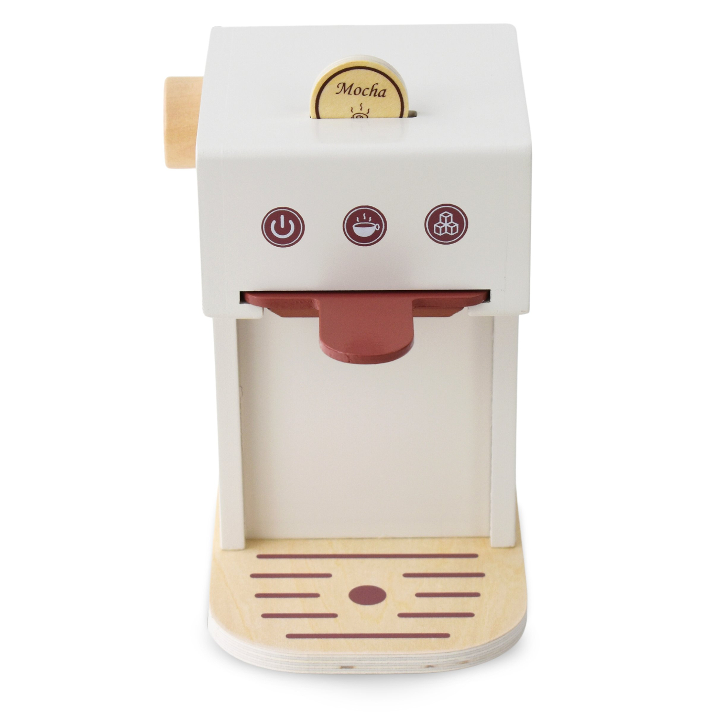 Puidust kapslikohvimasin - kohvipood koos tarvikutega