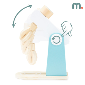 Puidust segisti koos tarvikutega