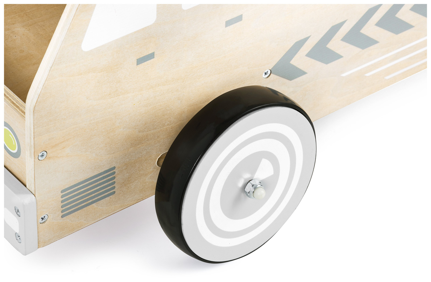 Puidust jalgratas, auto, klotsidega auto