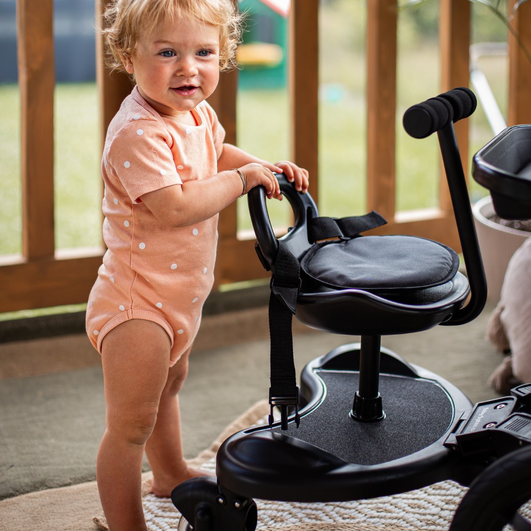 MR BUGGY ratastooli pikendus koos istmega - LED rattad