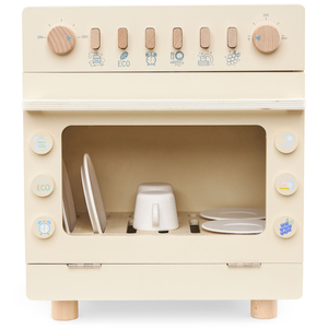 Puidust nõudepesumasin koos tarvikutega