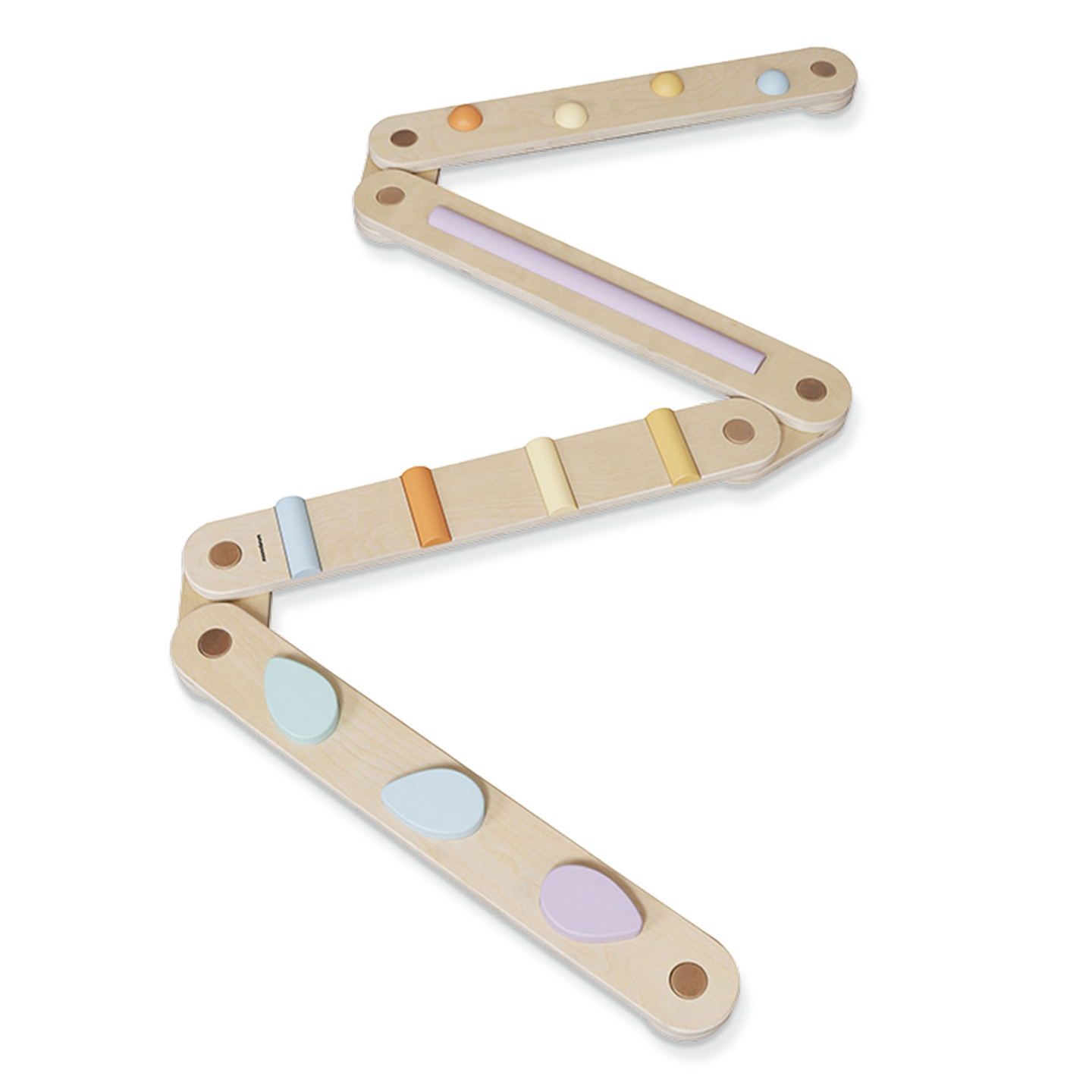 Suur puidust sensoorne rada - tasakaalurada - 9 elementi