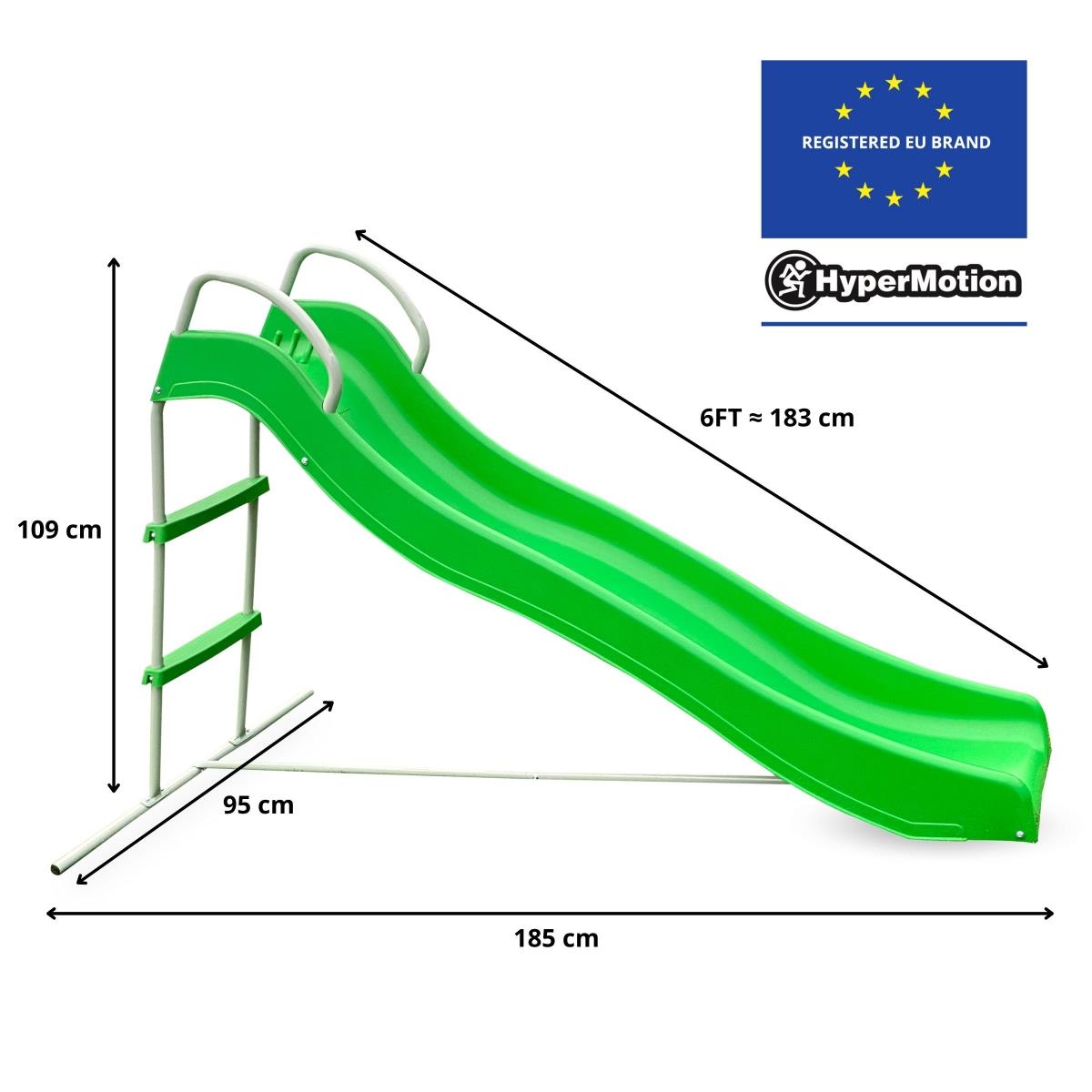 Lastele suur aia liumägi koos redeliga