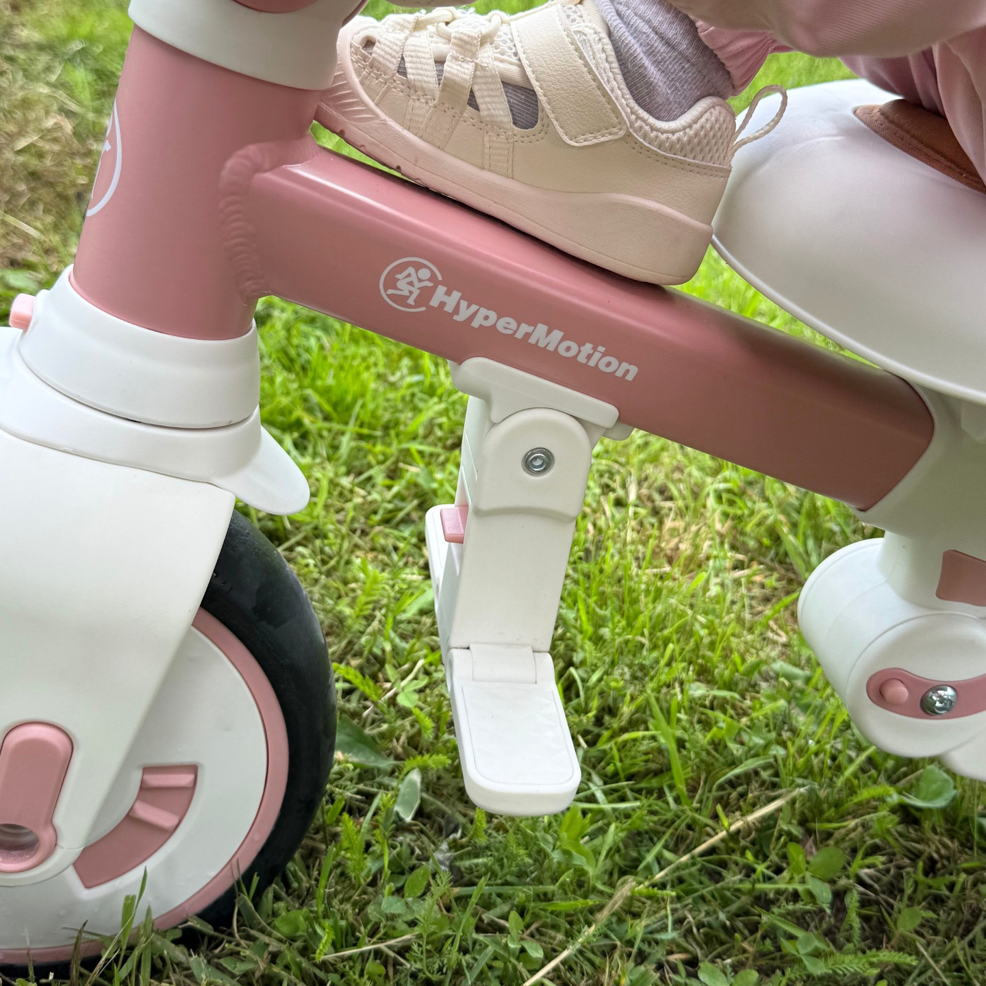 8in1 multifunktsionaalne kolmerattaline jalgratas TOBI FOREST - roosa