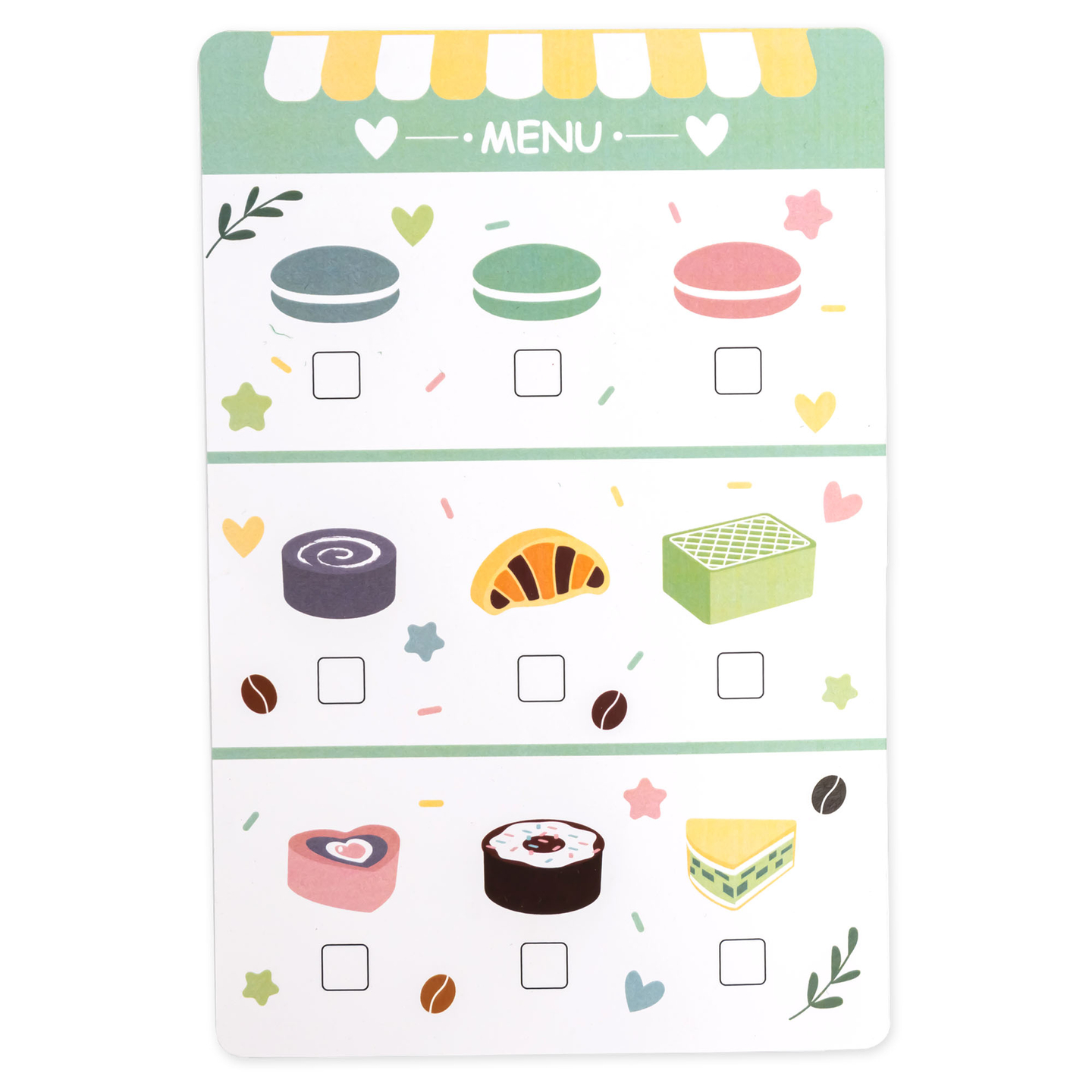 Suur puidust jäätisekohvik koos magnetlaua, kohvimasinaga ning jäätise- ja magustoidukomplektiga - üle 70 tüki!