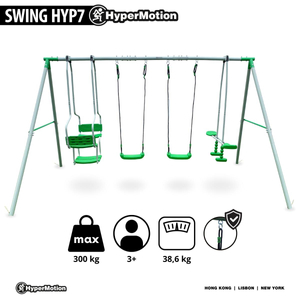 6 inimese kiigekomplekt lastele - aia mänguväljak