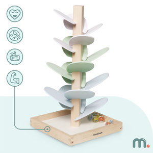 Puidust kulodroom - pallidega helipuu