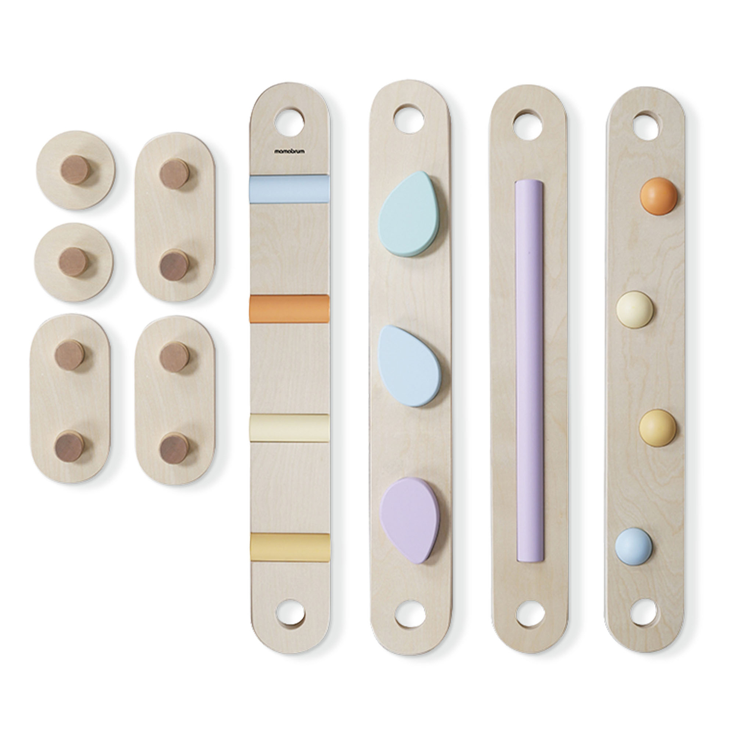 Suur puidust sensoorne rada - tasakaalurada - 9 elementi