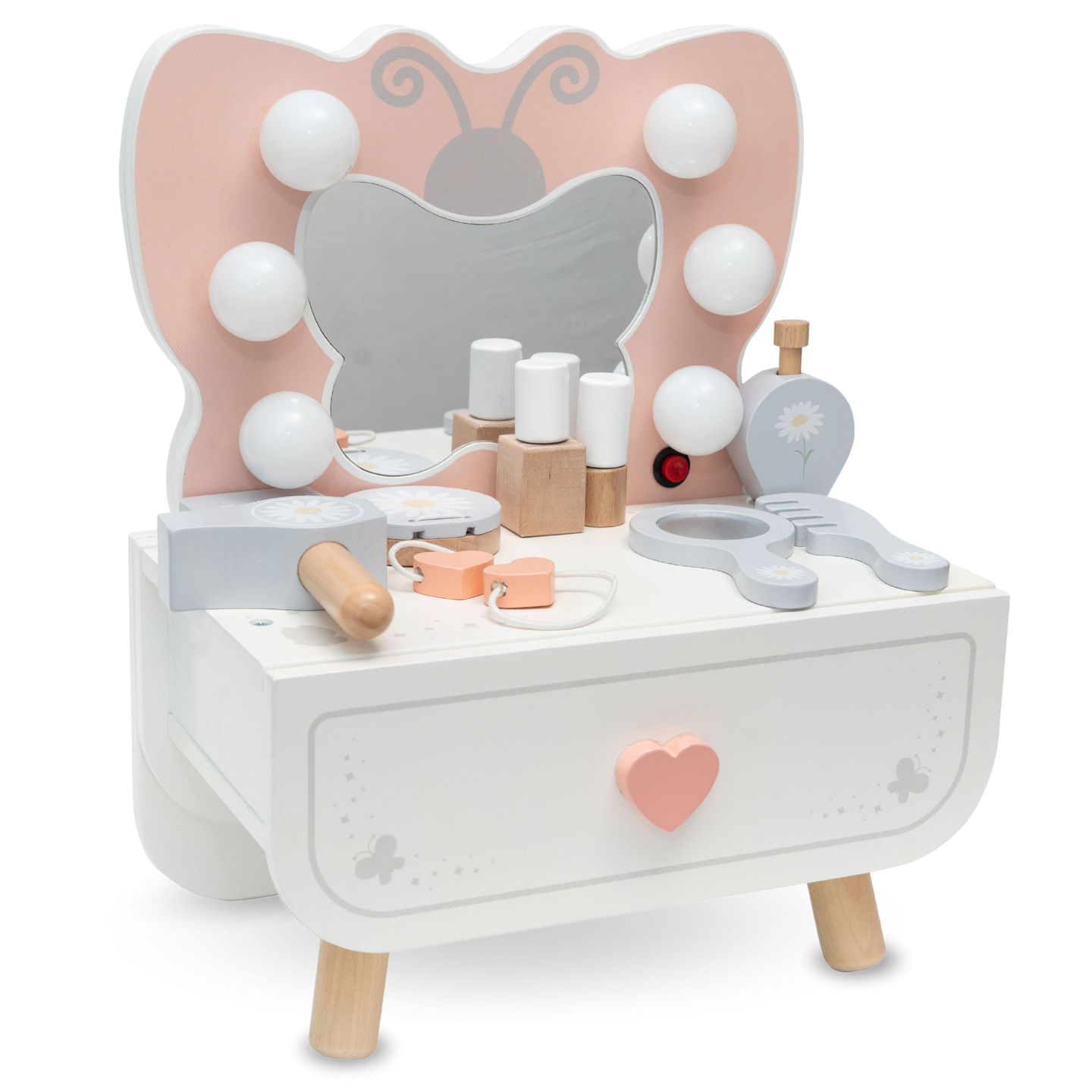 Puidust minikabiin LED-valgustusega - Butterfly