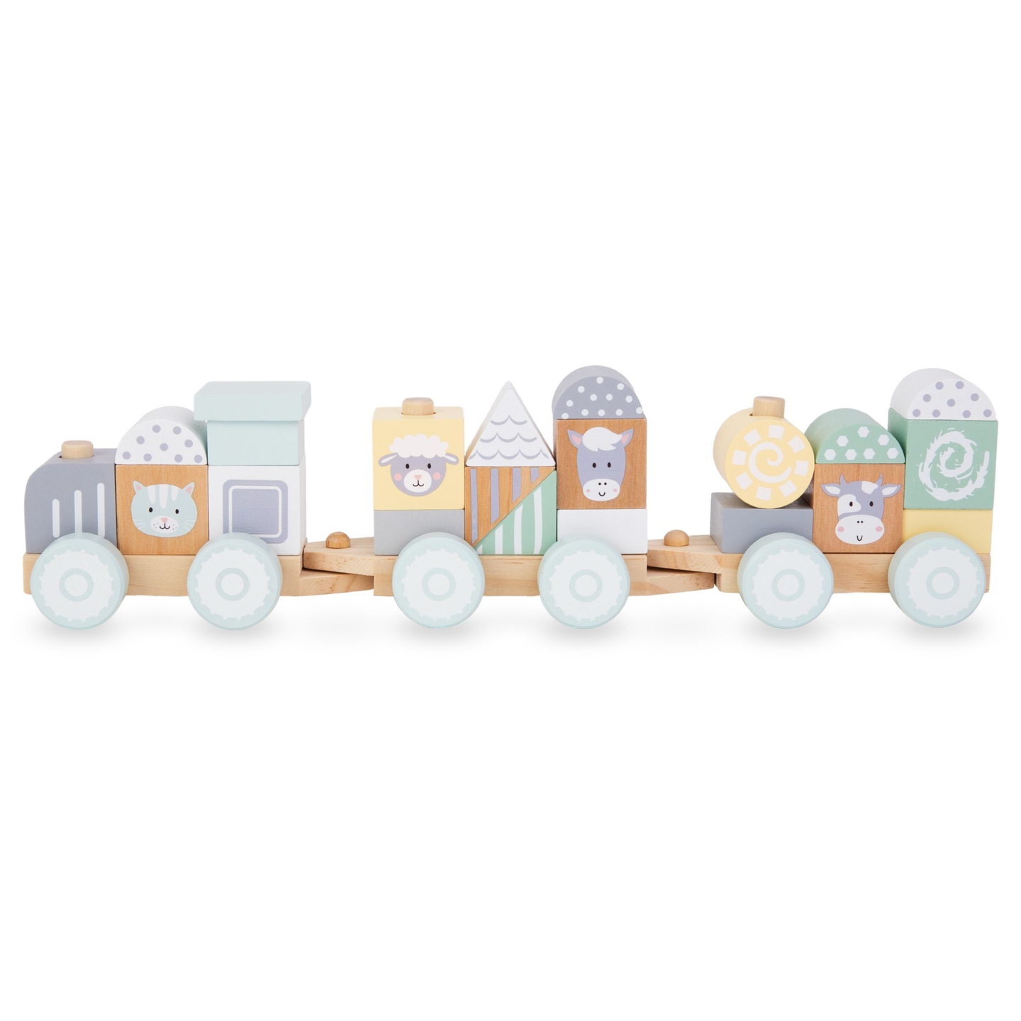 Puidust rong koos klotsidega poisile - Talu