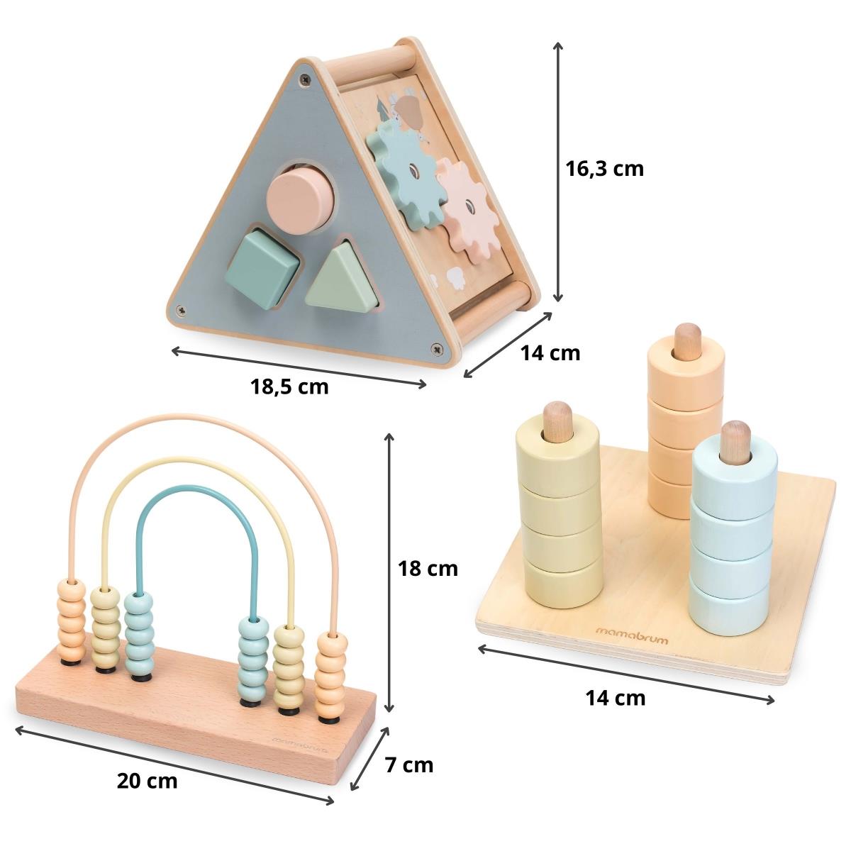Montessori mänguasjakomplekt 2-3-aastastele lastele