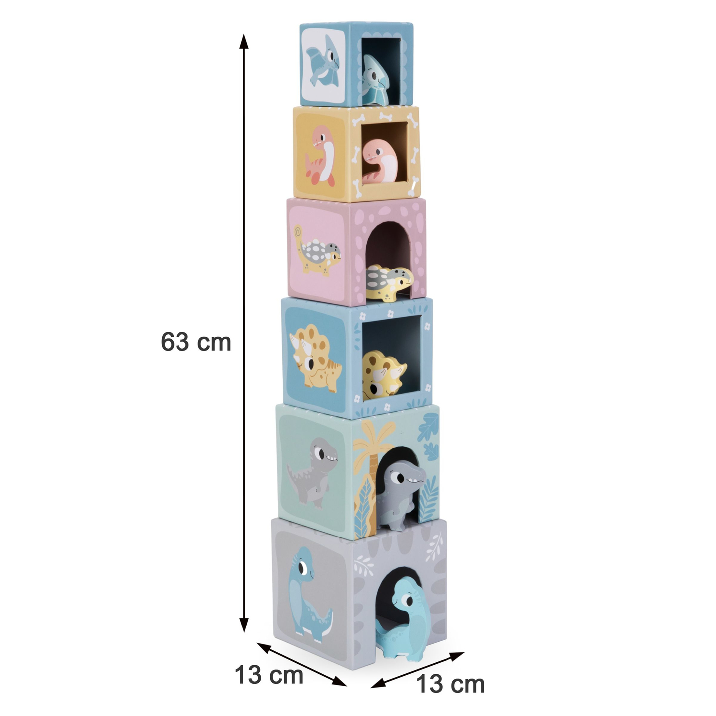 Torni sorteerija koos arvudega Dinosaurused