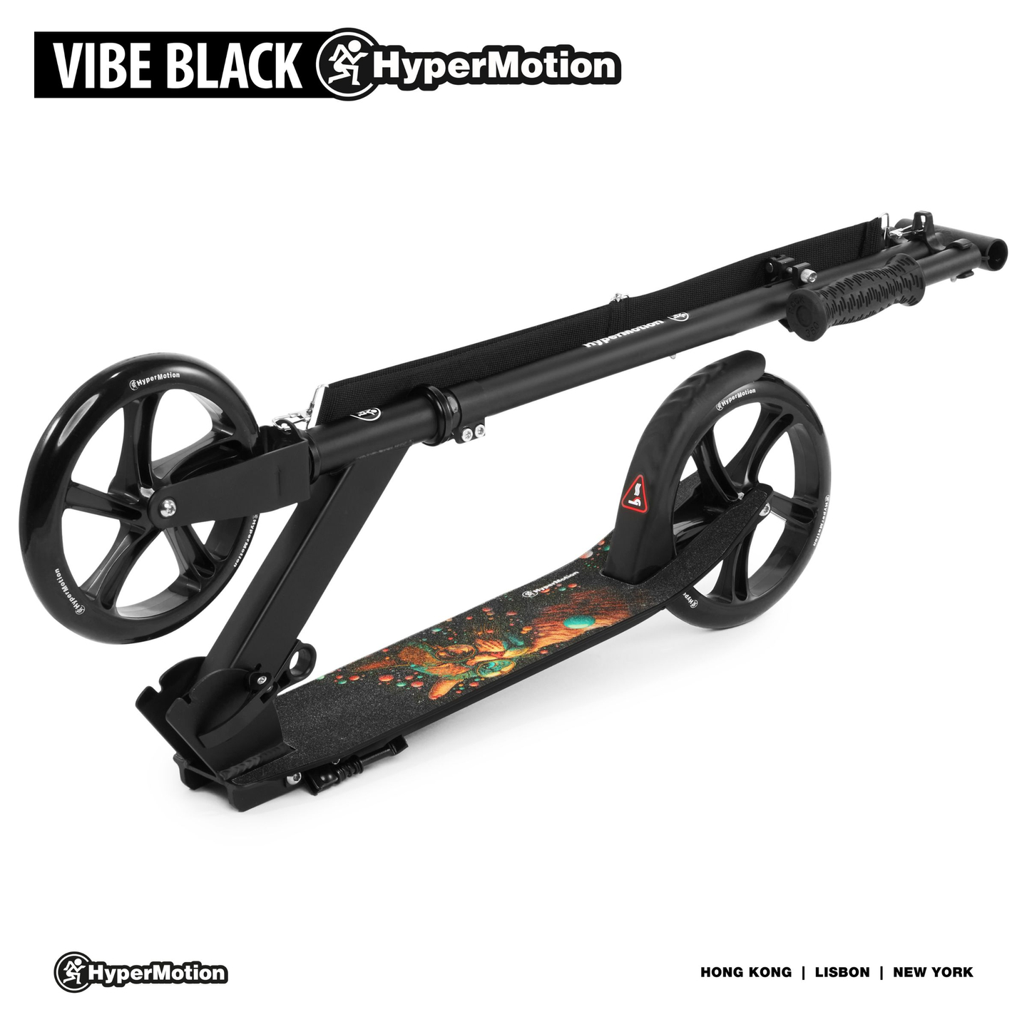Kaherattaline linnaroller VIBE Black HyperMotion - 100kg