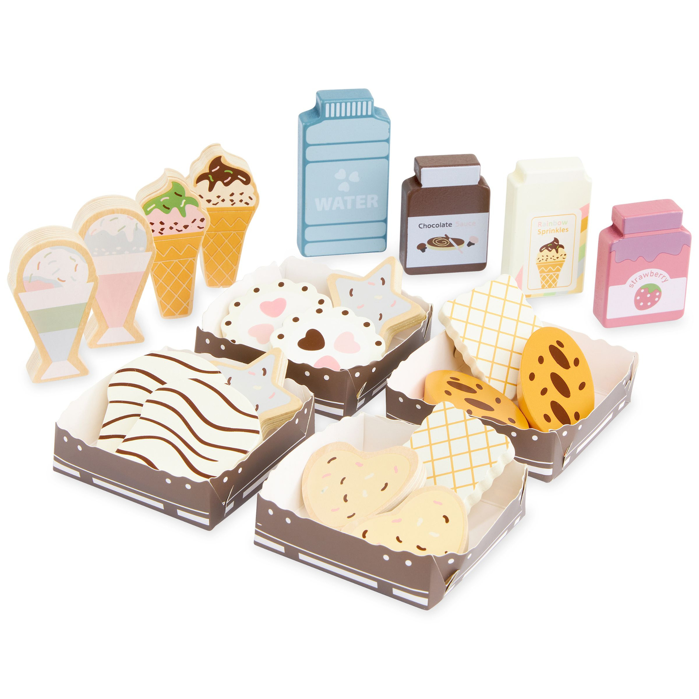 Kokkupandav puidust kauplus - kohvik, kondiitritöökoda koos tarvikutega