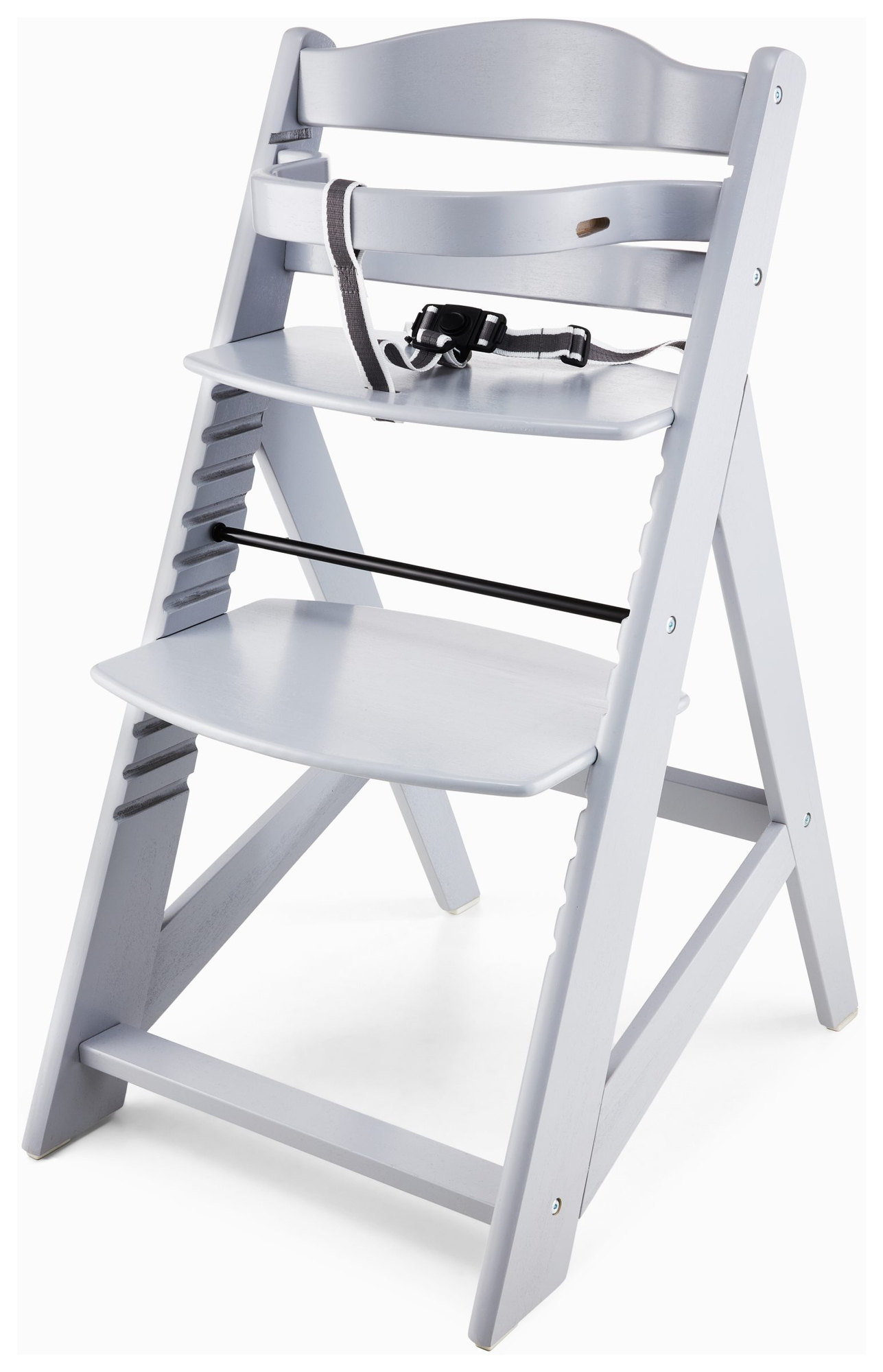 Puidust söötmistool Moby-System WOODY - halli värvi