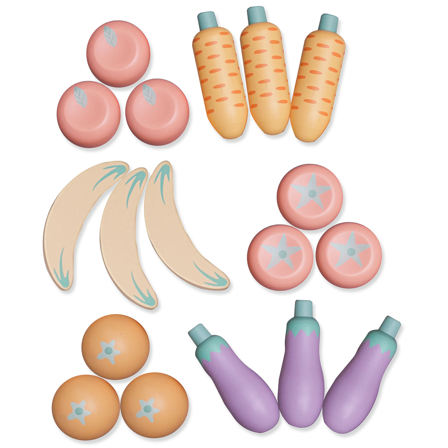 Suur puidust XXXL kauplus lastele koos kiirtoidubaariga - Nurgapood + kohvimasin + ahju + külmik - 106 ac.