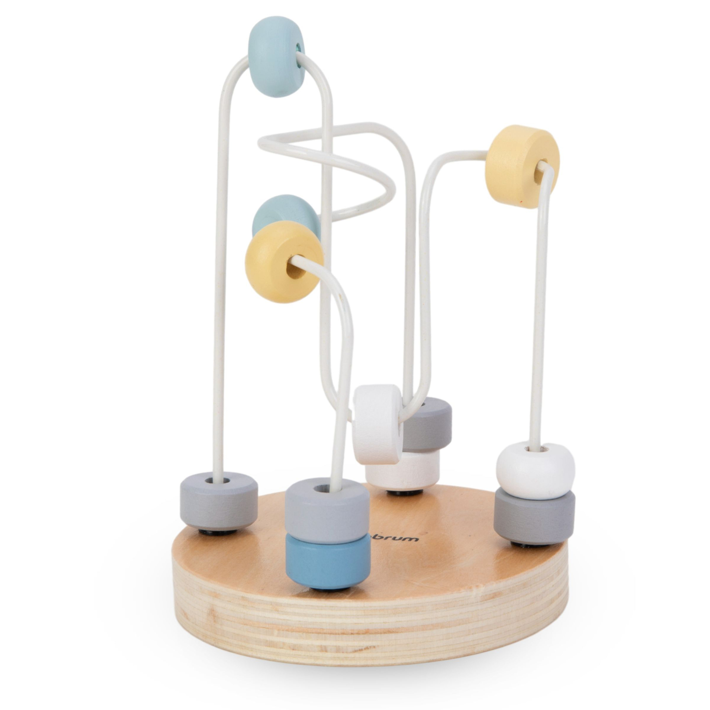 Puidust mänguasjade komplekt - värviline põiming, pitsapüramiid, karu sorteerija