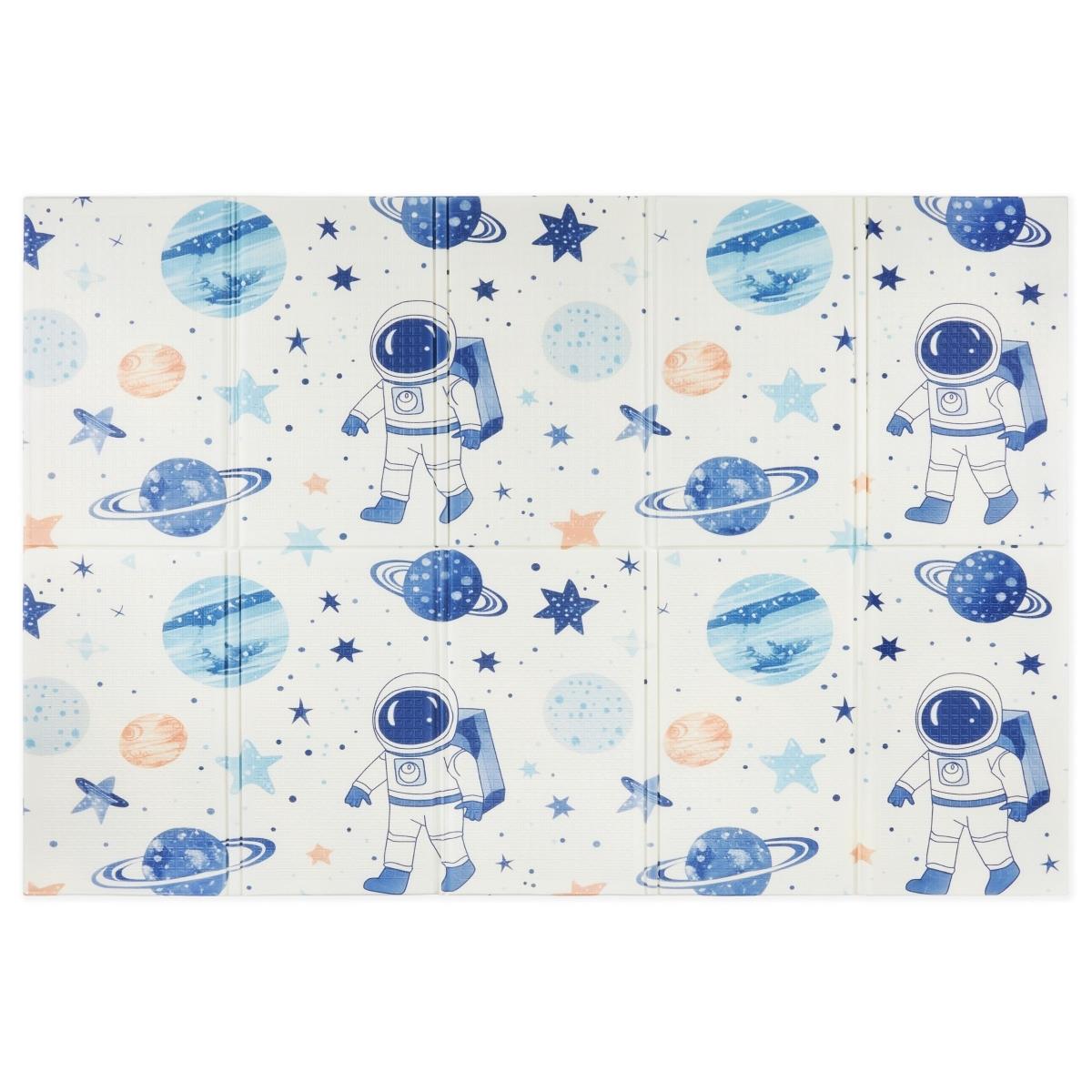 Kahepoolne kokkupandav vahtplastist matt 180 x 120 x 1cm - Kosmos/geomeetrilised kolmnurgad