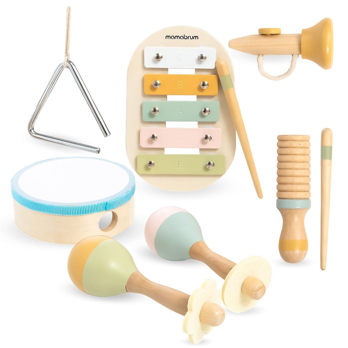 Muusikainstrumentide komplekt lastele - 9 eset