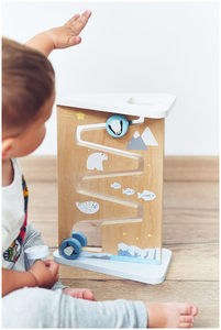 Puidust kahepoolne sensoorne manipulatsioonilaud