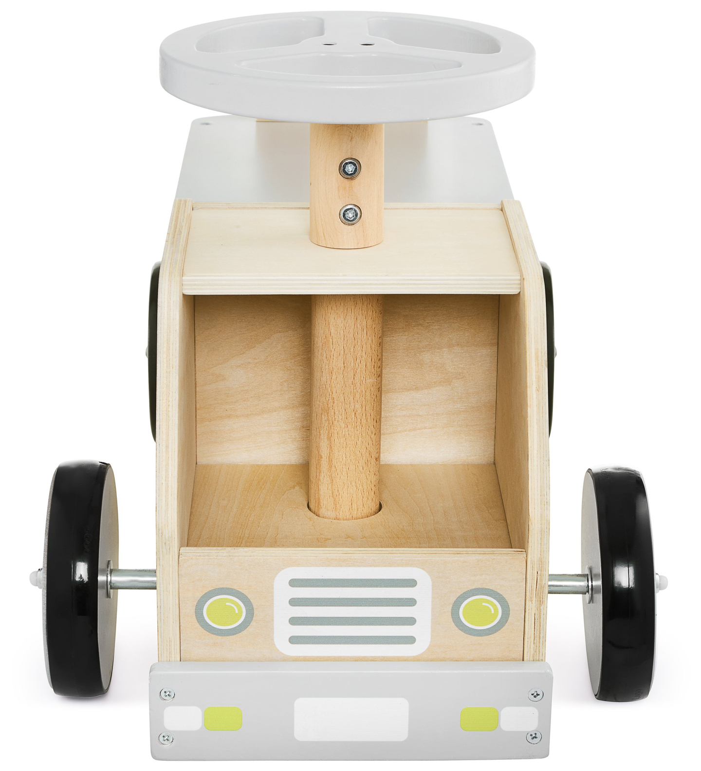 Puidust jalgratas, auto, klotsidega auto