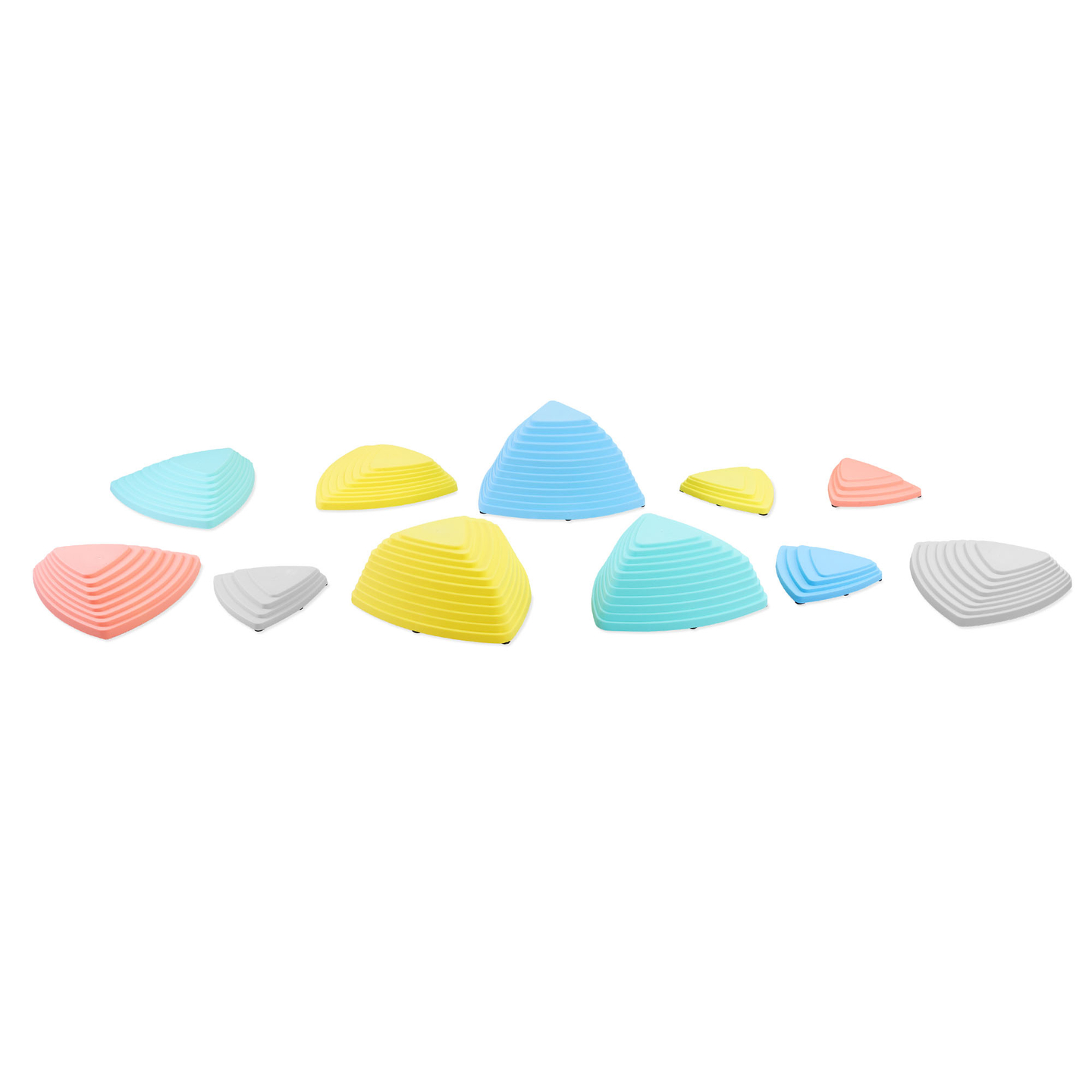 Värvilised tasakaalustuskivid - 11 tükki