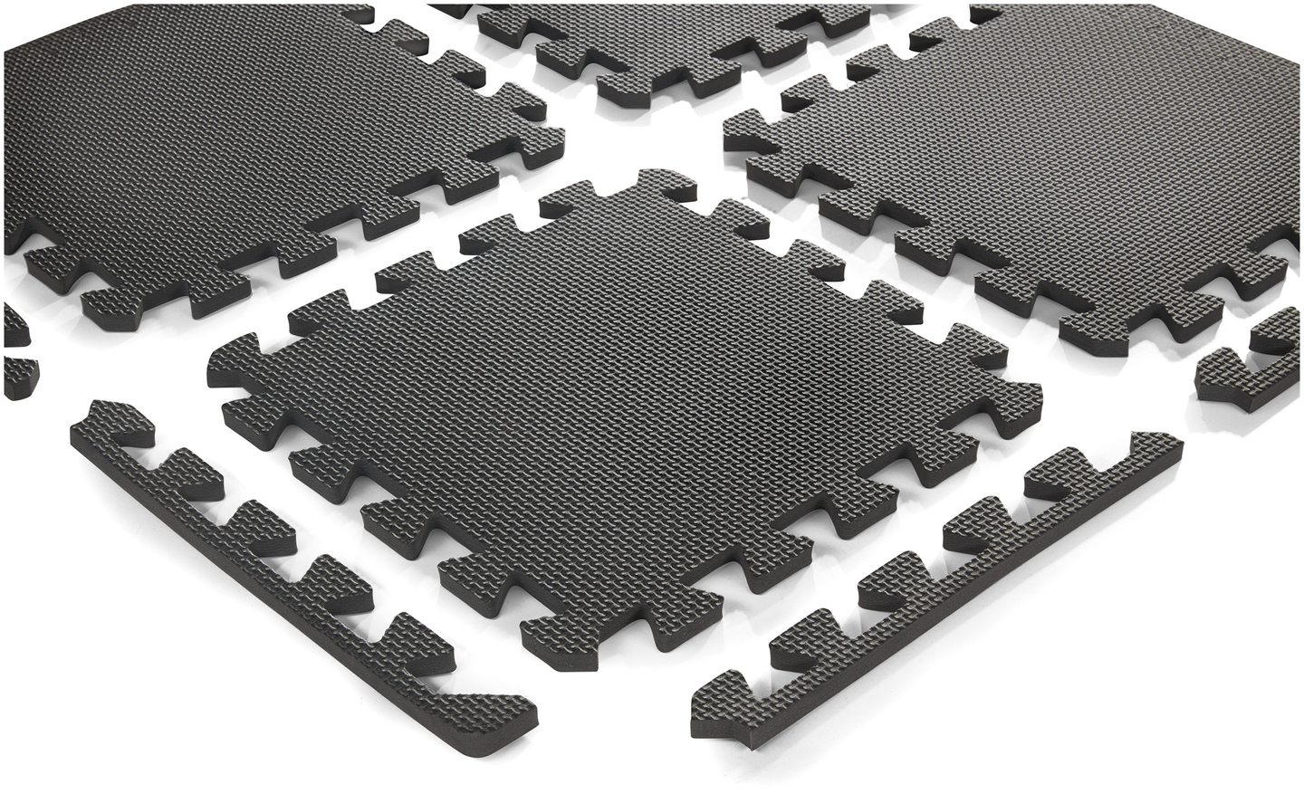 Vahtpuzzle 12tk. - õpivahtmatt 120 x 90 x 1.2cm koos servaga - hall