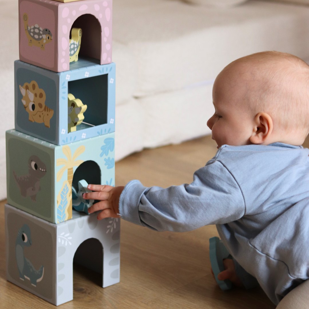 Torni sorteerija koos arvudega Dinosaurused