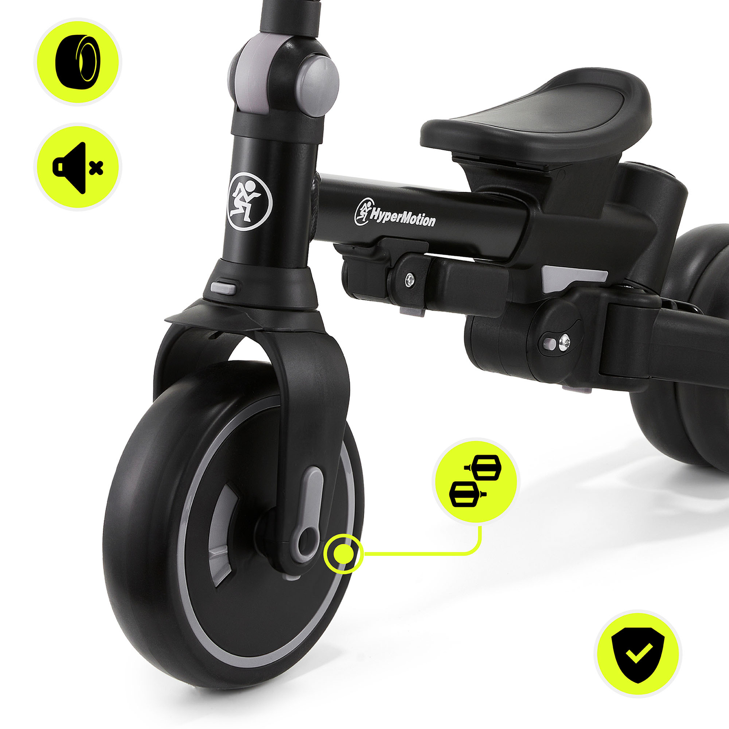 8in1 multifunktsionaalne kolmerattaline jalgratas TOBI FOREST - hall