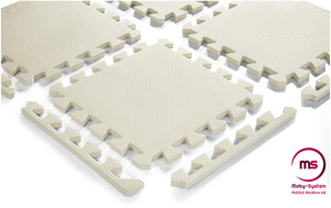 Vahtpuzzle 12tk. - õpivahtmatt 120 x 90 x 1.2cm koos servaga - hall