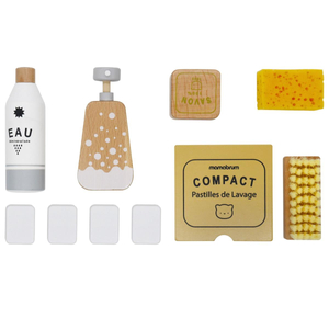 Puidust puhastuskomplekt lastele - 10 toodet