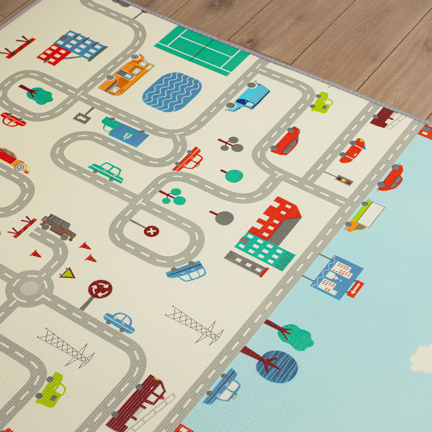 Kahepoolne vahtmatt XXL - rull 2 CM (tee ja siksakid)