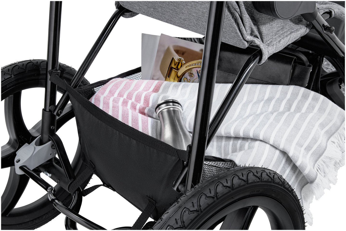 Jooksukäru + lapsevanker 0m+ Moby-System MOUNTAIN