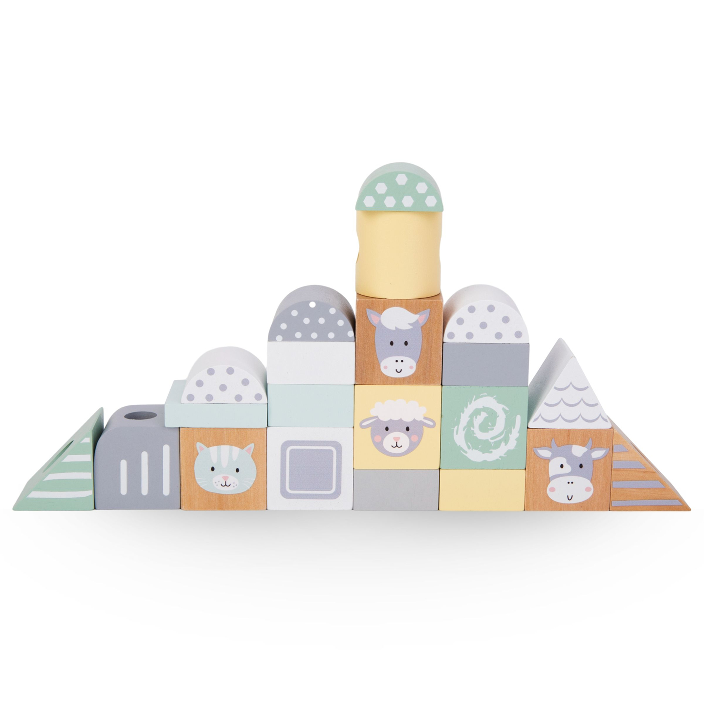 Puidust rong koos klotsidega poisile - Talu