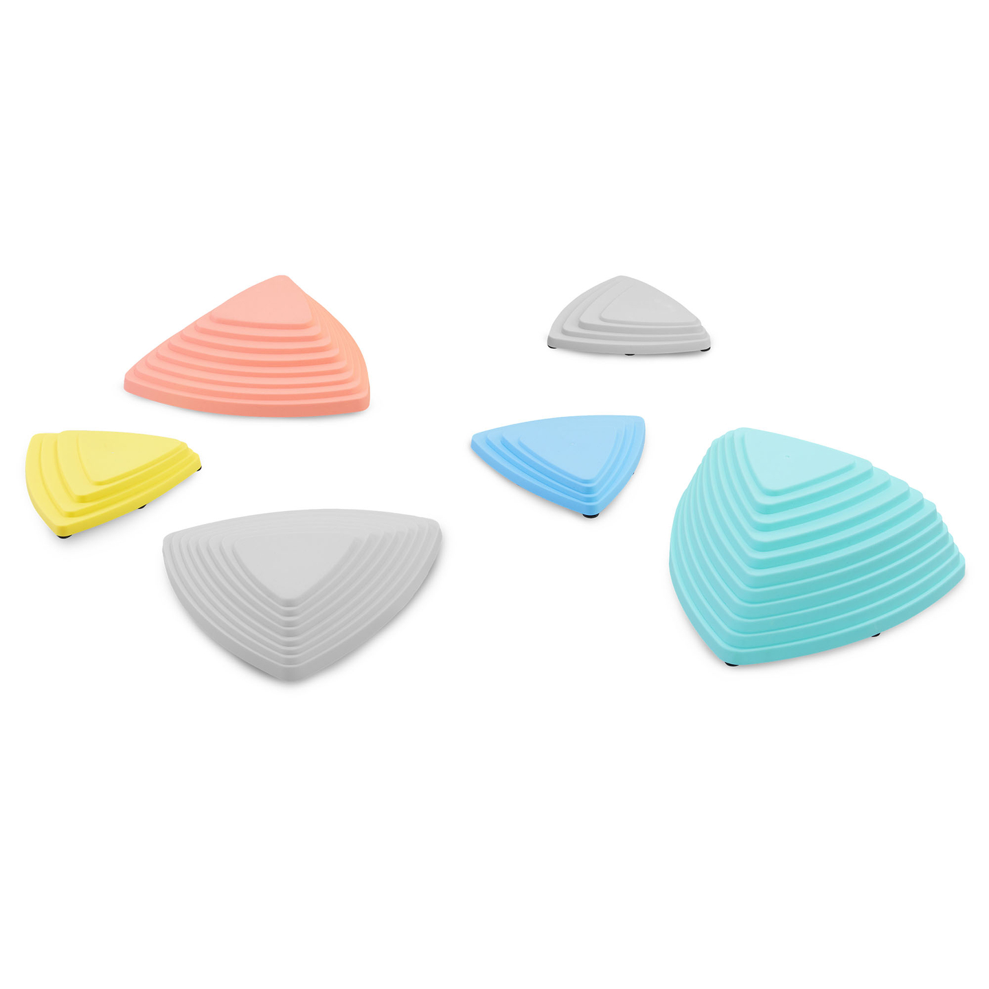 Värvilised tasakaalustuskivid - 6 tk