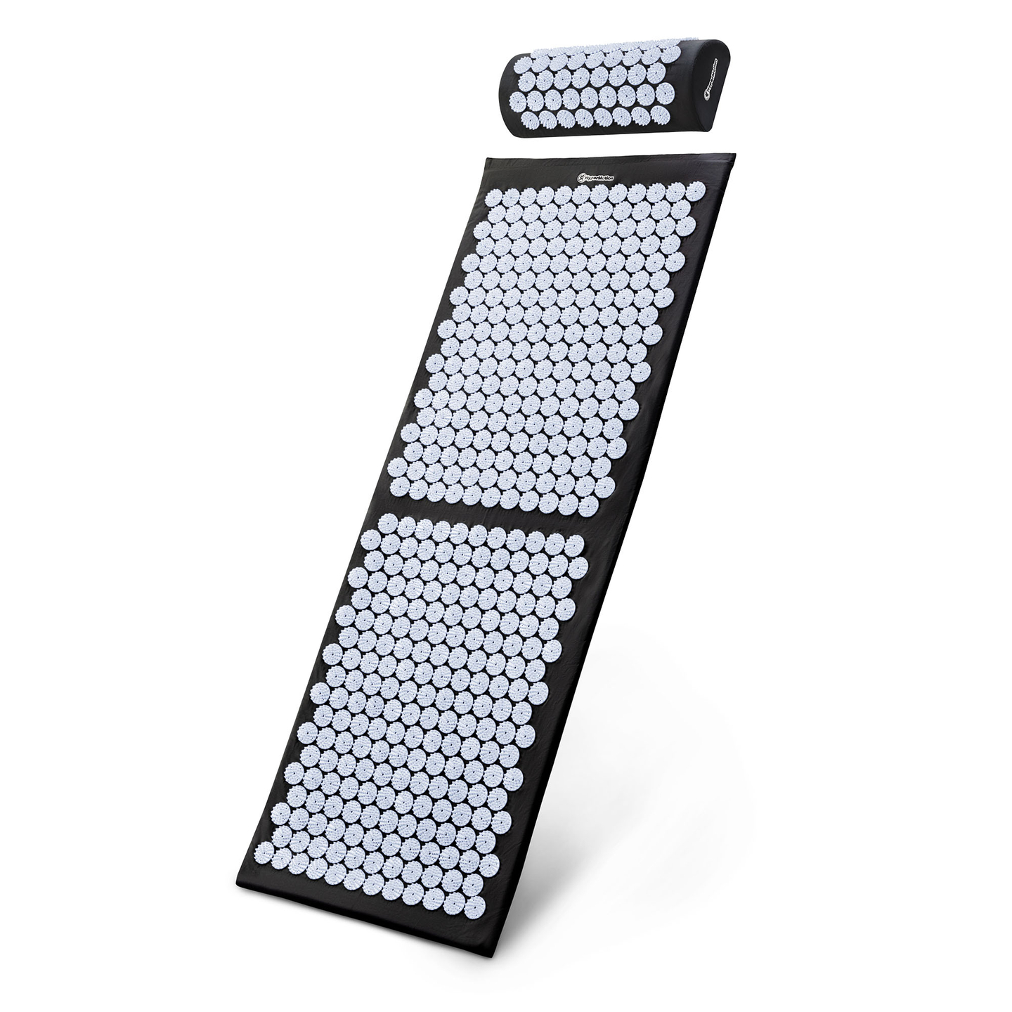 Suur nõelravimatt padja ja kattega - 130 cm HyperMotion mustvalge