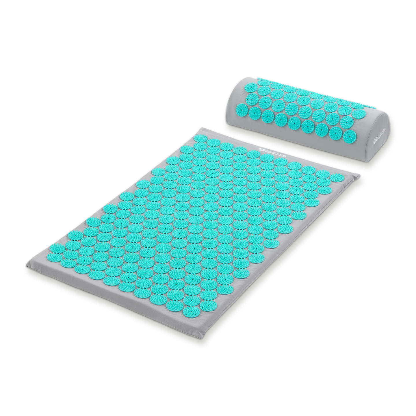 Akupressuurmatt padja ja kattega - 72 cm HyperMotion hall-münt