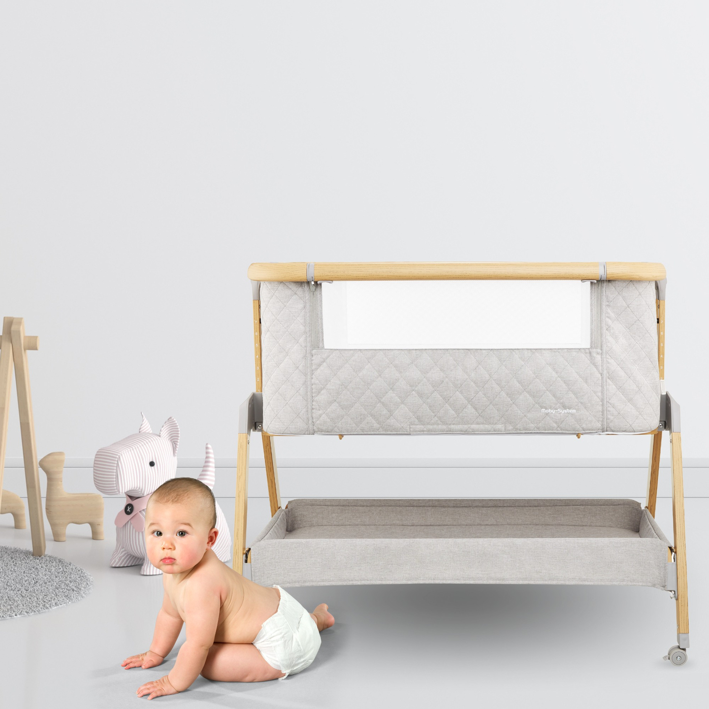 Reisivoodi, vabalt seisev, 3-in-1 - Moby-Süsteem DREEMY