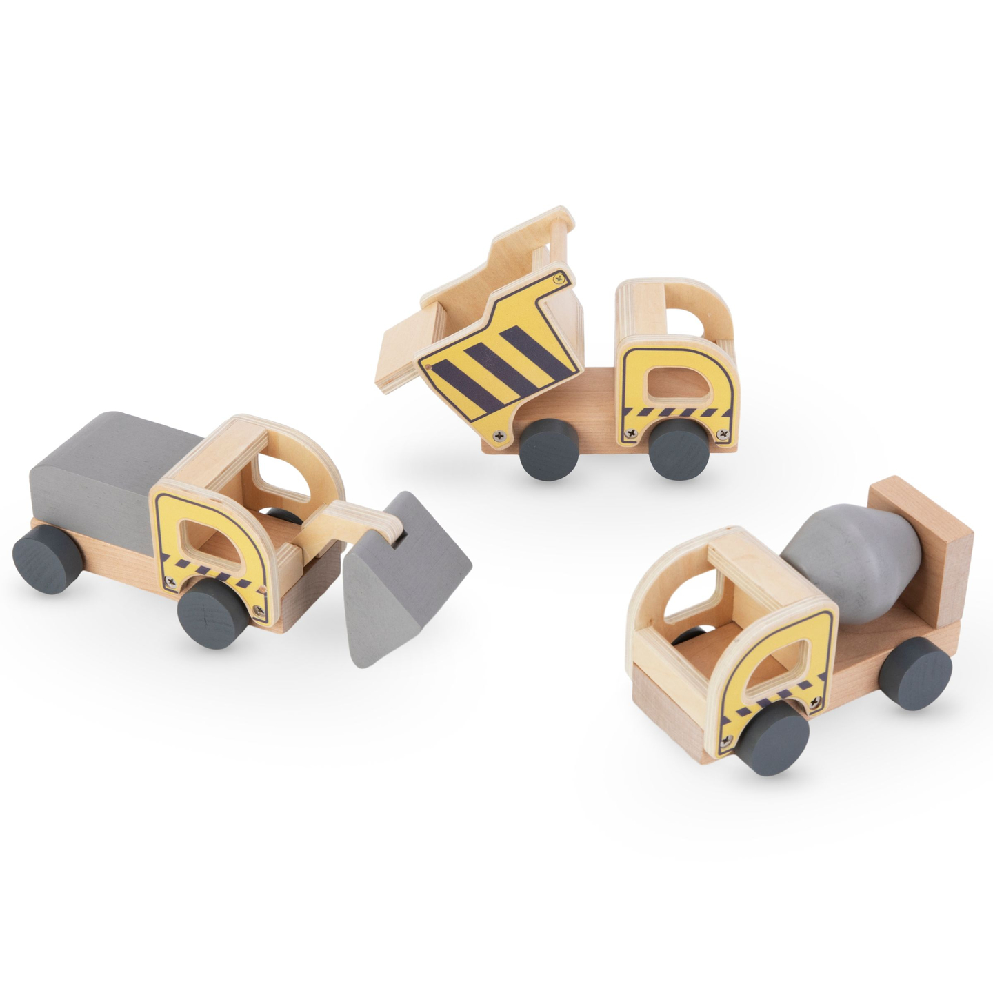 Puidust ehitusplats koos suure liikurkraana ja sõidukitega, tornkraana