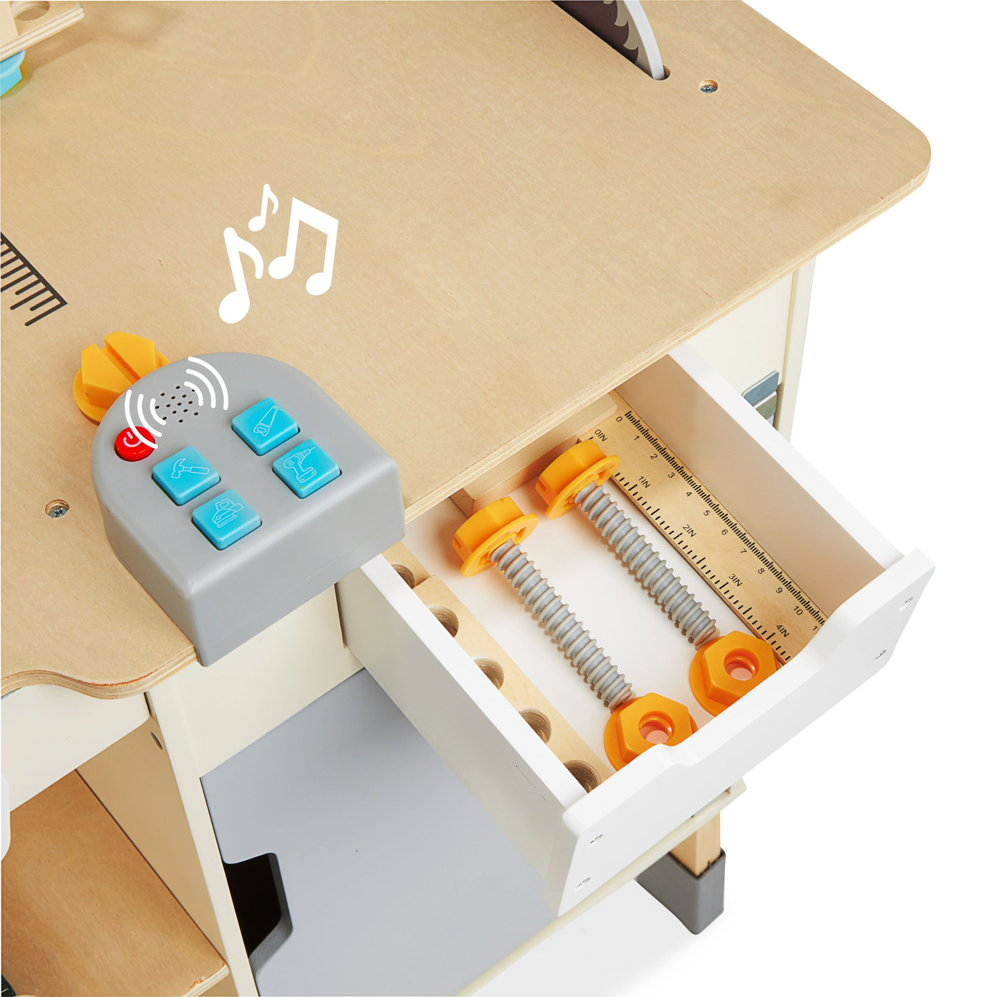 XXL suur puidust töökoda koos tööriistadega - DIY komplekt, 74 elementi