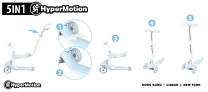5in1 HyperMotion tasakaaluroller - sinine