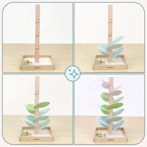 Puidust kulodroom - pallidega helipuu