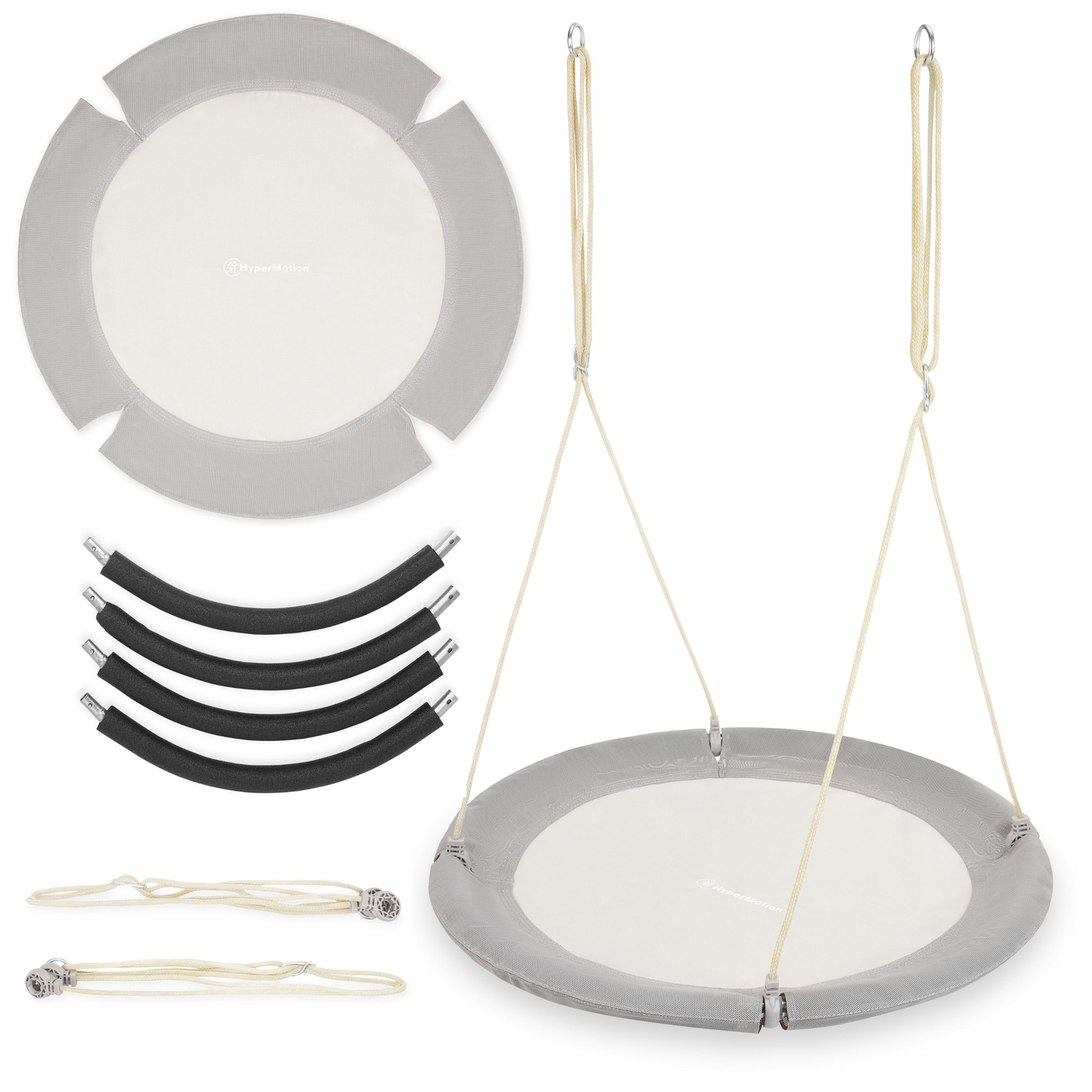 HyperMotion haigepesa kiik - 100 cm läbimõõduga, halli värvi