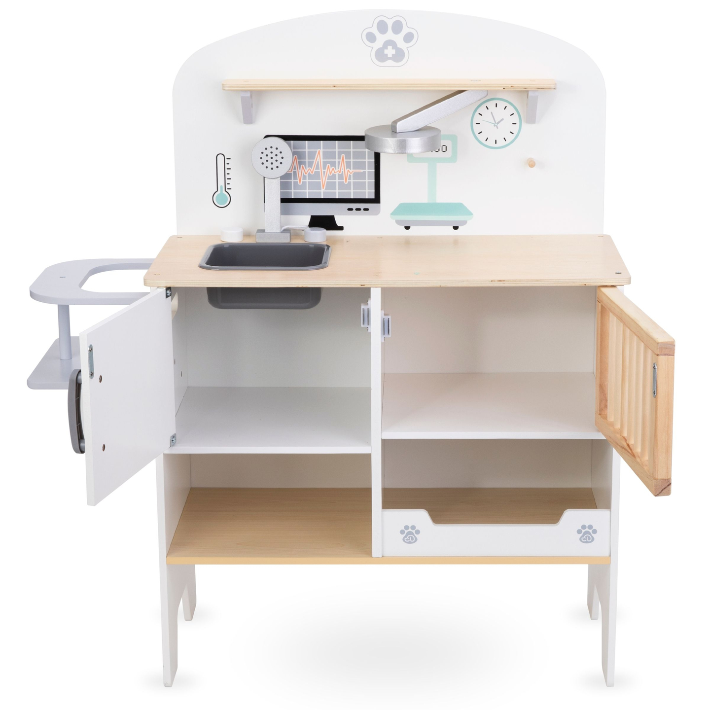 Loomahaigla - puidust komplekt