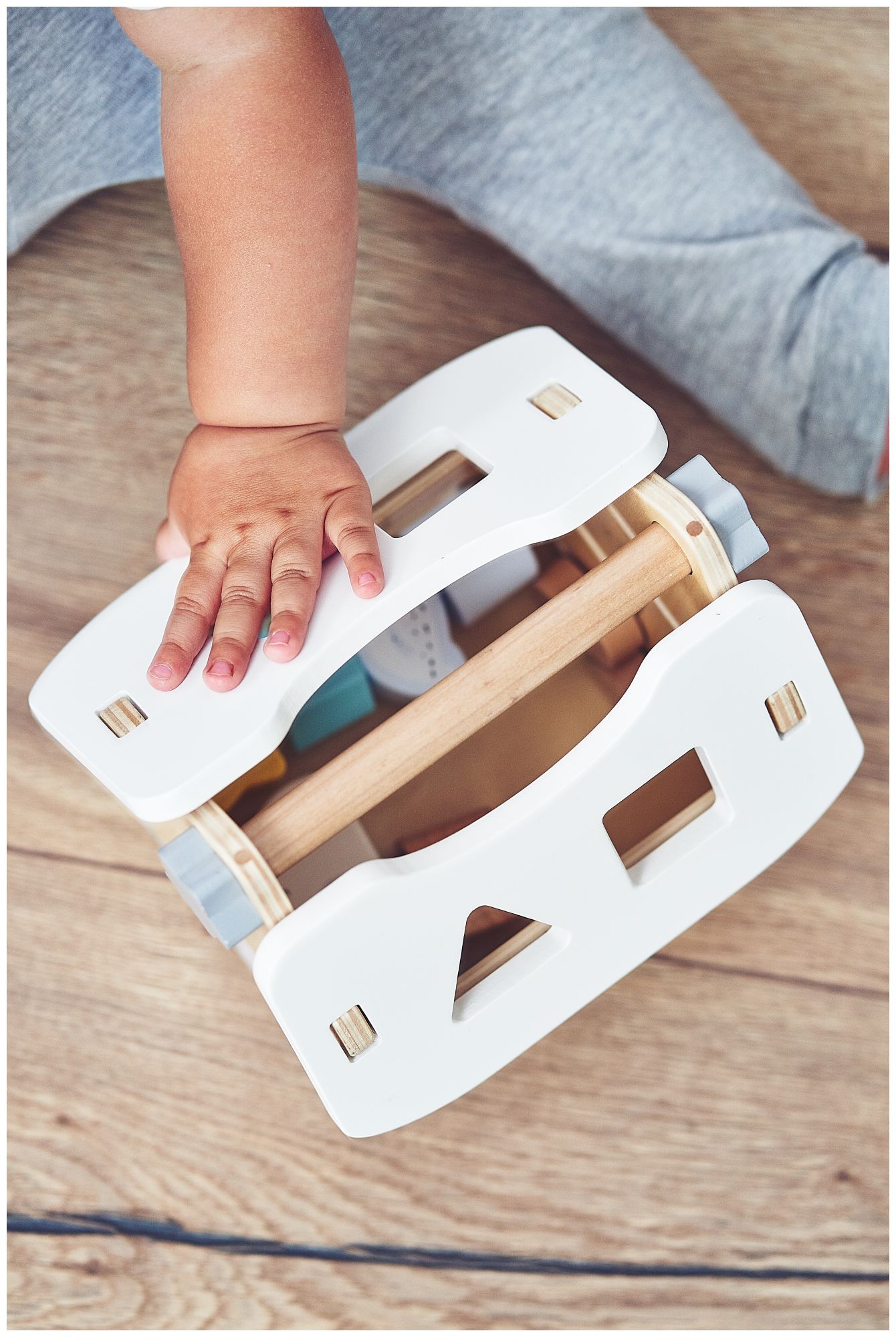 Sorter - hariduslik puidust maja klotsidega