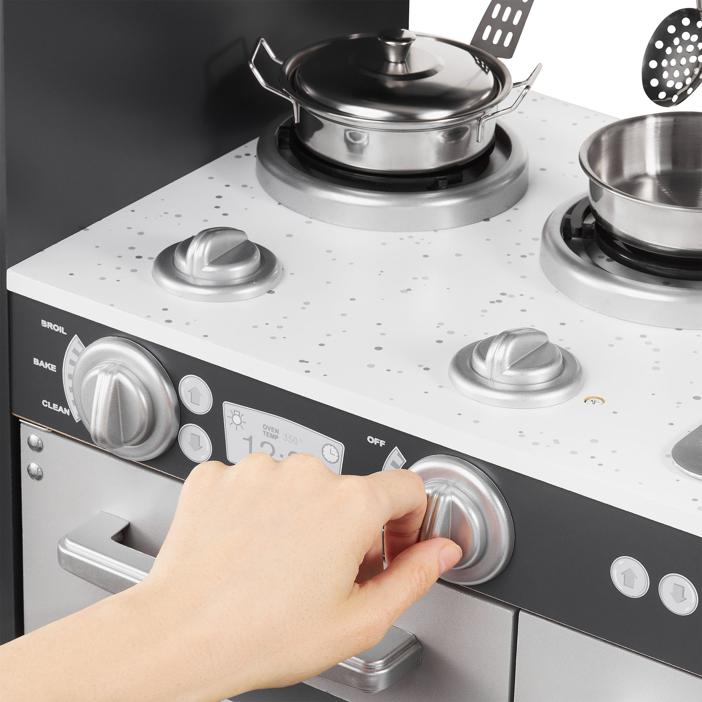 XXL puidust köök koos LED-valgustuse, esiplaadi ja tarvikutega